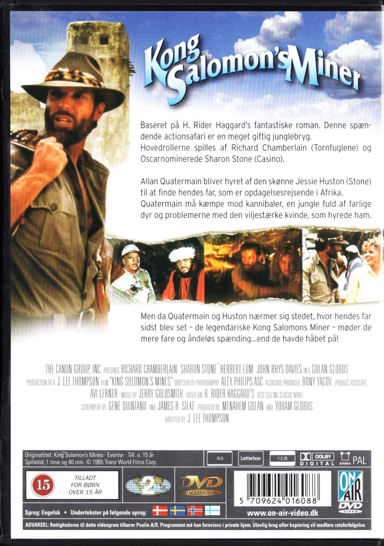 King Solomon’s Mines – Kuningas Salomonin kaivokset (USA 1985) DVD KÄYTETTY