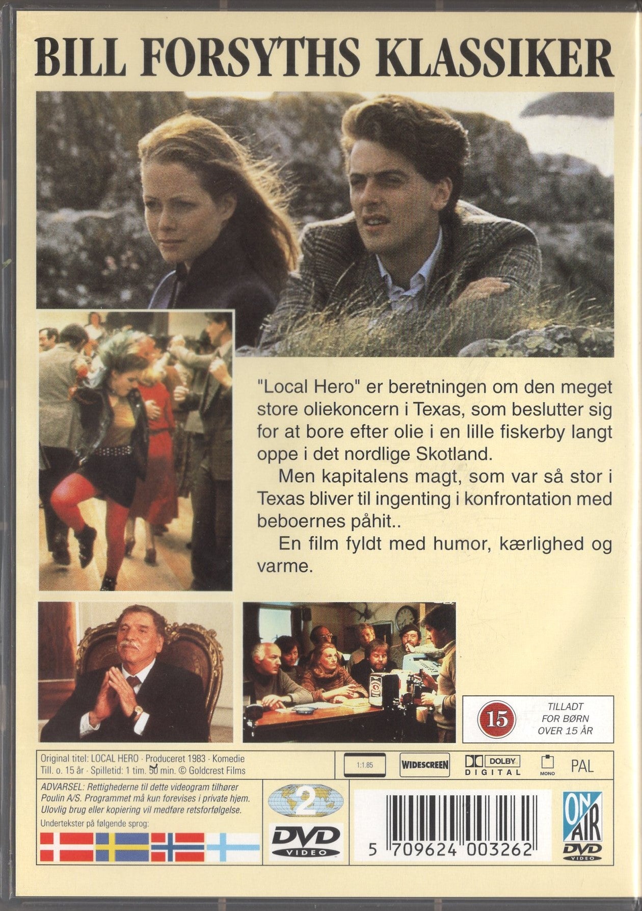 Local Hero – kylän sankari (1983) DVD KÄYTETTY