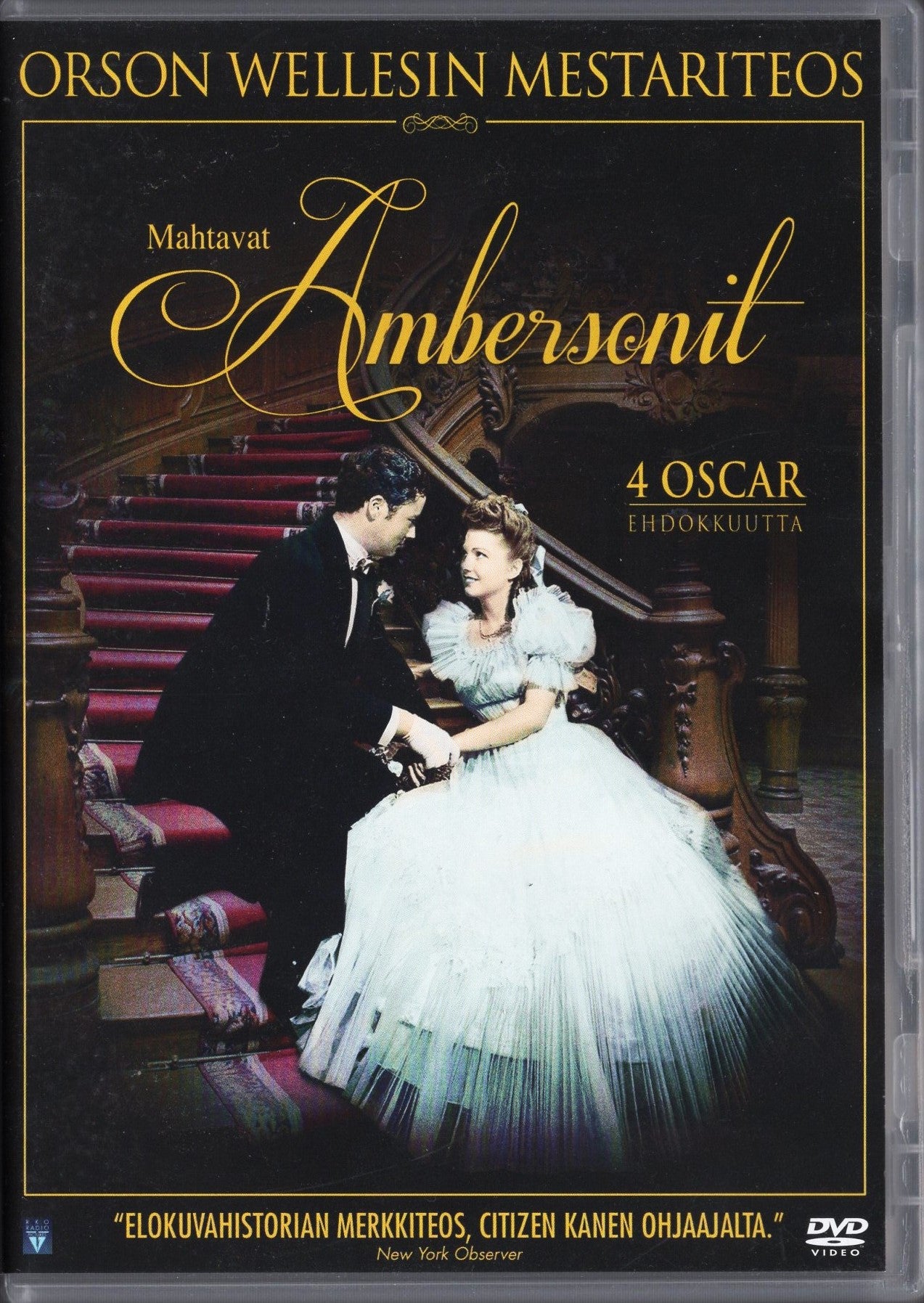 Magnificent Ambersons – Mahtavat Ambersonit (USA 1942) DVD KÄYTETTY