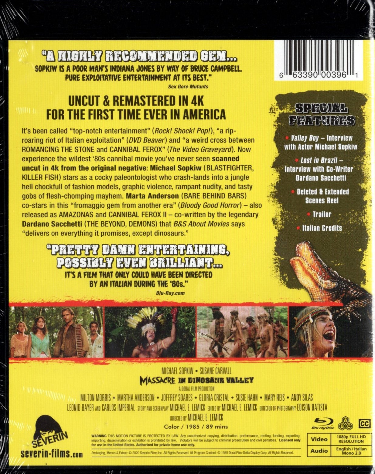 Massacre In Dinosaur Valley (Italia 1985) BD
