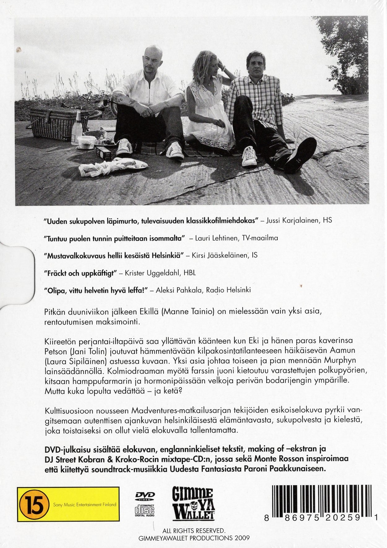 Monte Rosso (Suomi 2009) DVD