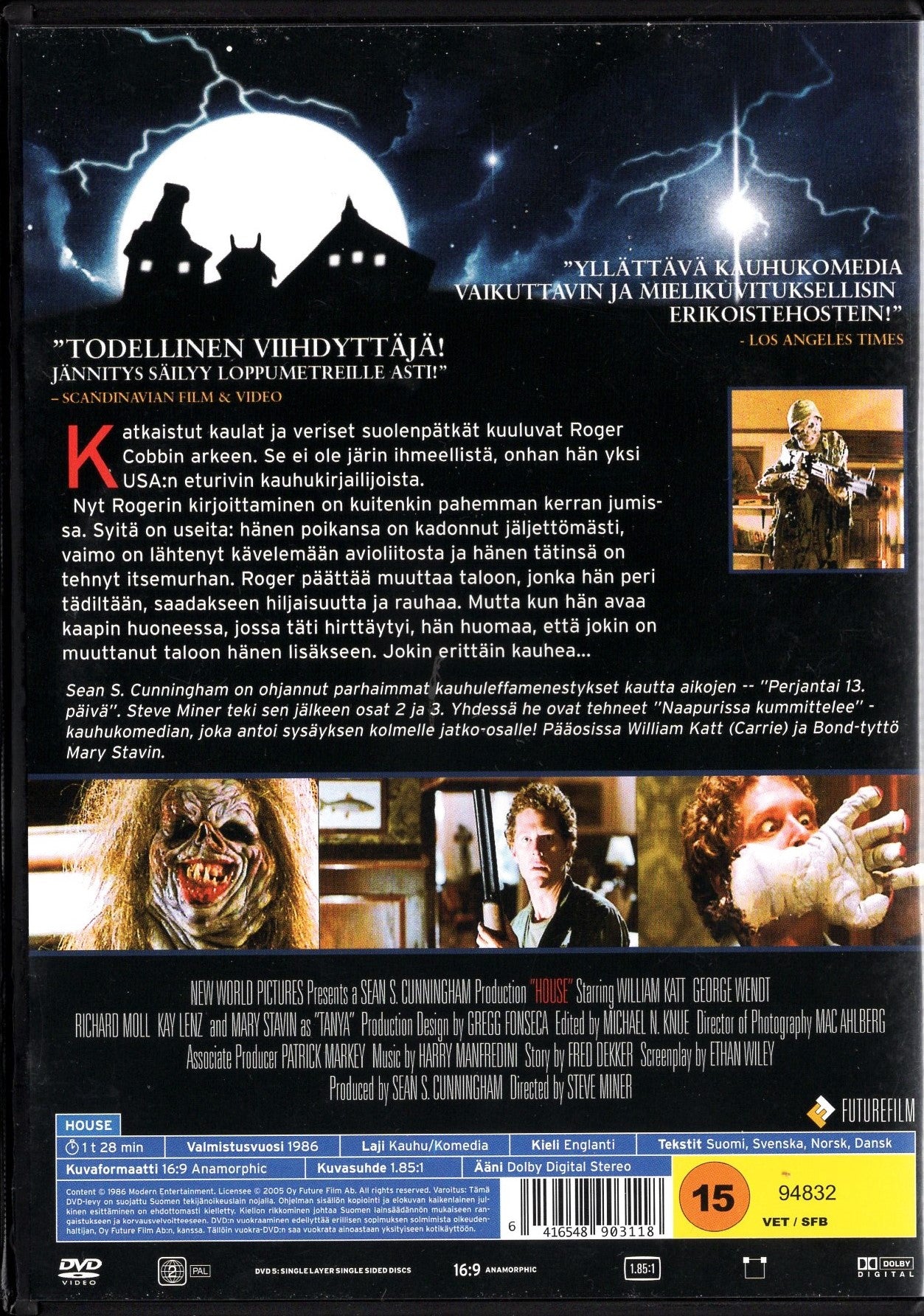 House – Naapurissa kummittelee (USA 1986) DVD KÄYTETTY