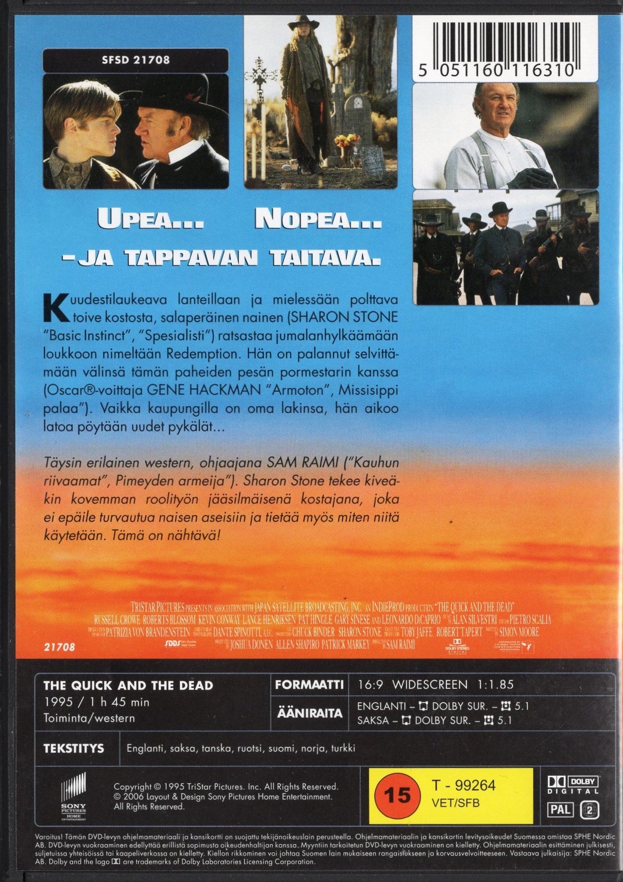 Quick and the Dead - Nopeat ja kuolleet (1995) DVD KÄYTETTY
