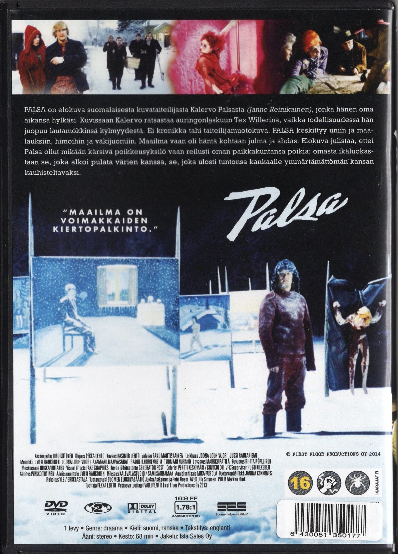 Palsa – Kalervo Palsa ja kuriton käsi (Suomi 2005/2013) DVD KÄYTETTY