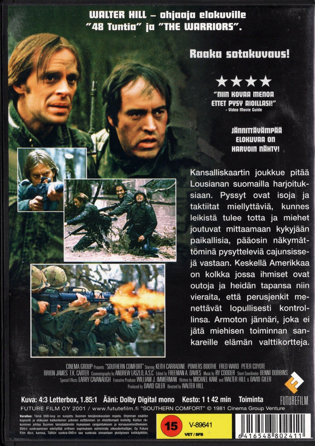 Southern Comfort – Raivoisa ajojahti (1981) DVD KÄYTETTY