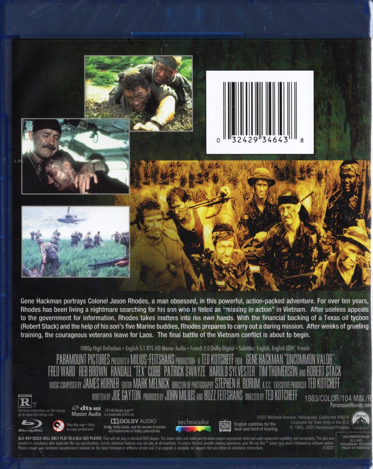 Uncommon Valor (USA 1983) BD
