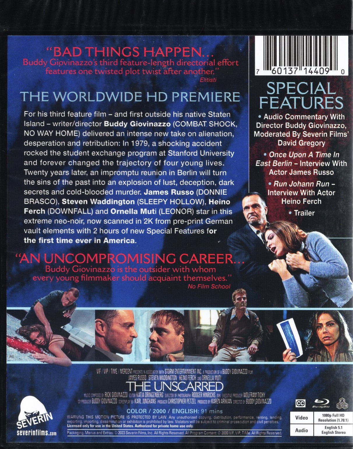 Unscarred (USA 2000) BD