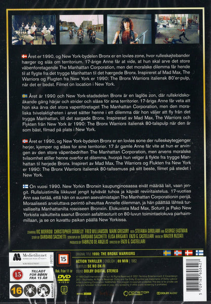 1990: The Bronx Warriors (Italia 1982) DVD