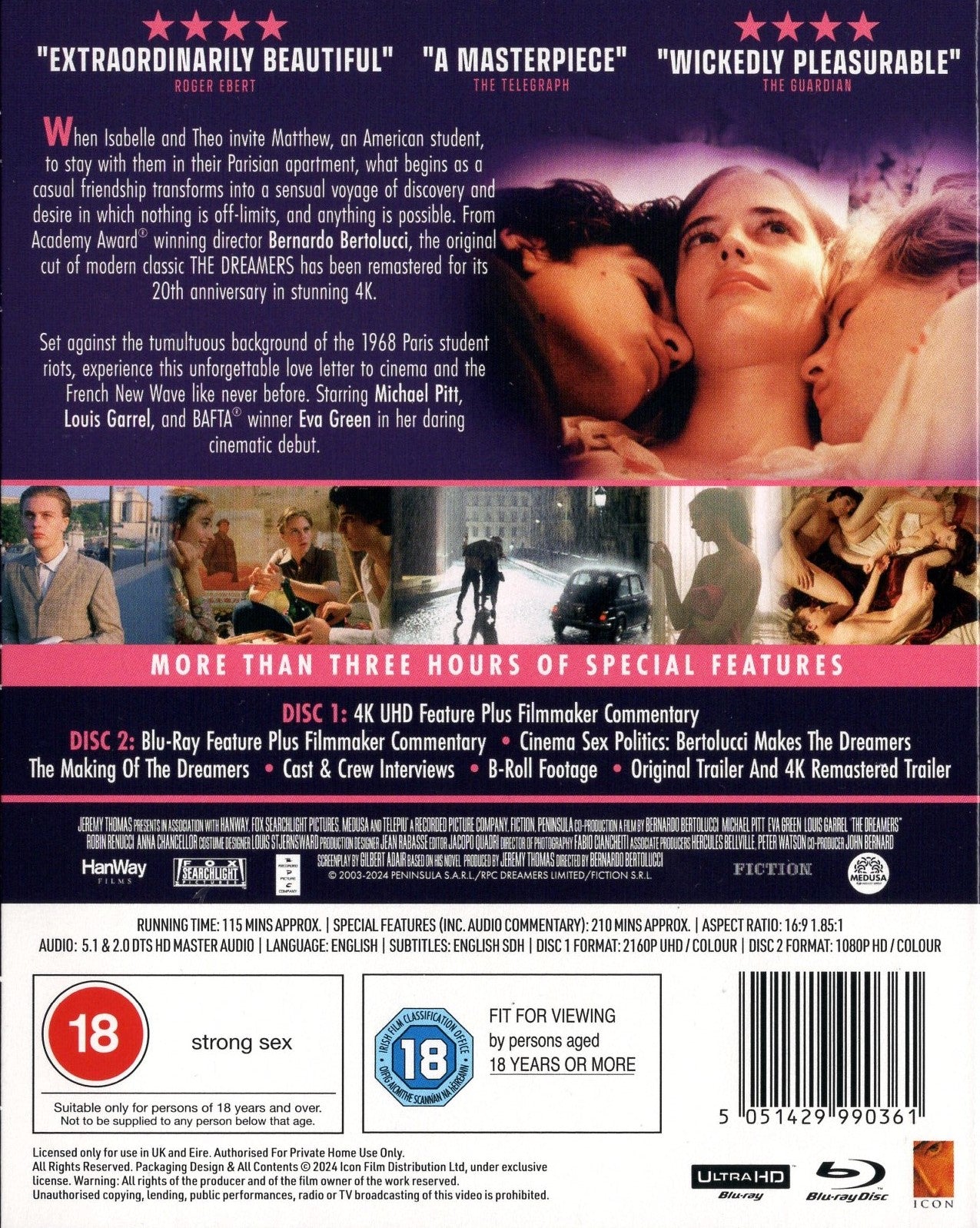 Dreamers – Special Collector’s Edition (2003) 4K UHD