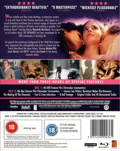 Dreamers – Special Collector’s Edition (2003) 4K UHD