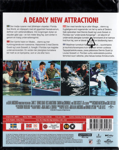 Jaws 3 - Tappajahai 3 (1983) 4K UHD