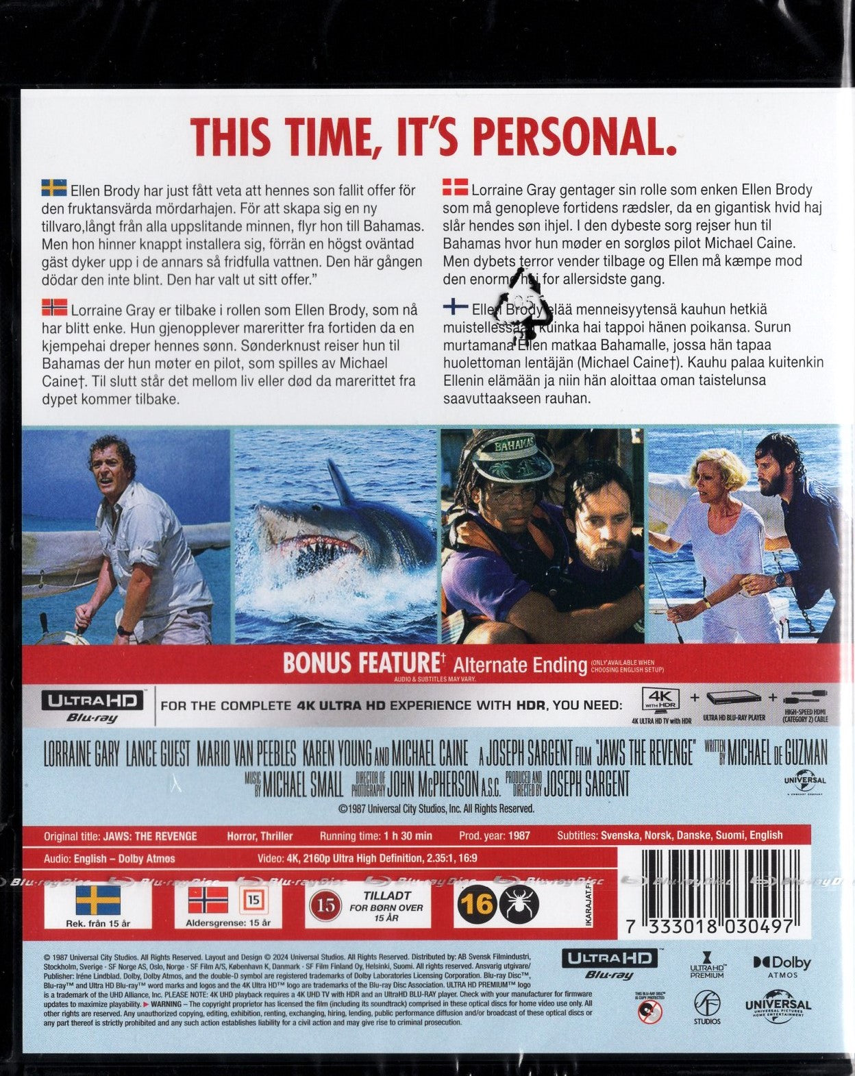 Jaws: The Revenge - Tappajahain kosto (1987) 4K UHD