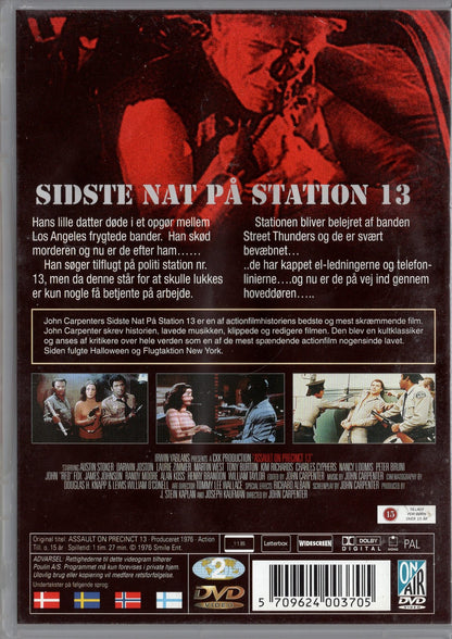 Assault on Precinct 13 (USA 1976) DVD KÄYTETTY