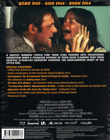 Audrey Rose (USA 1977) BD