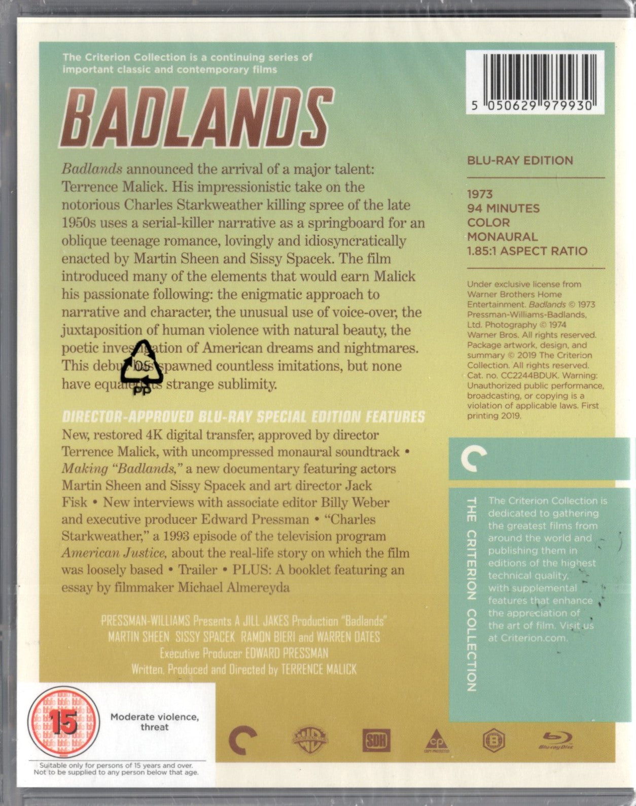 Badlands (USA 1973) BD