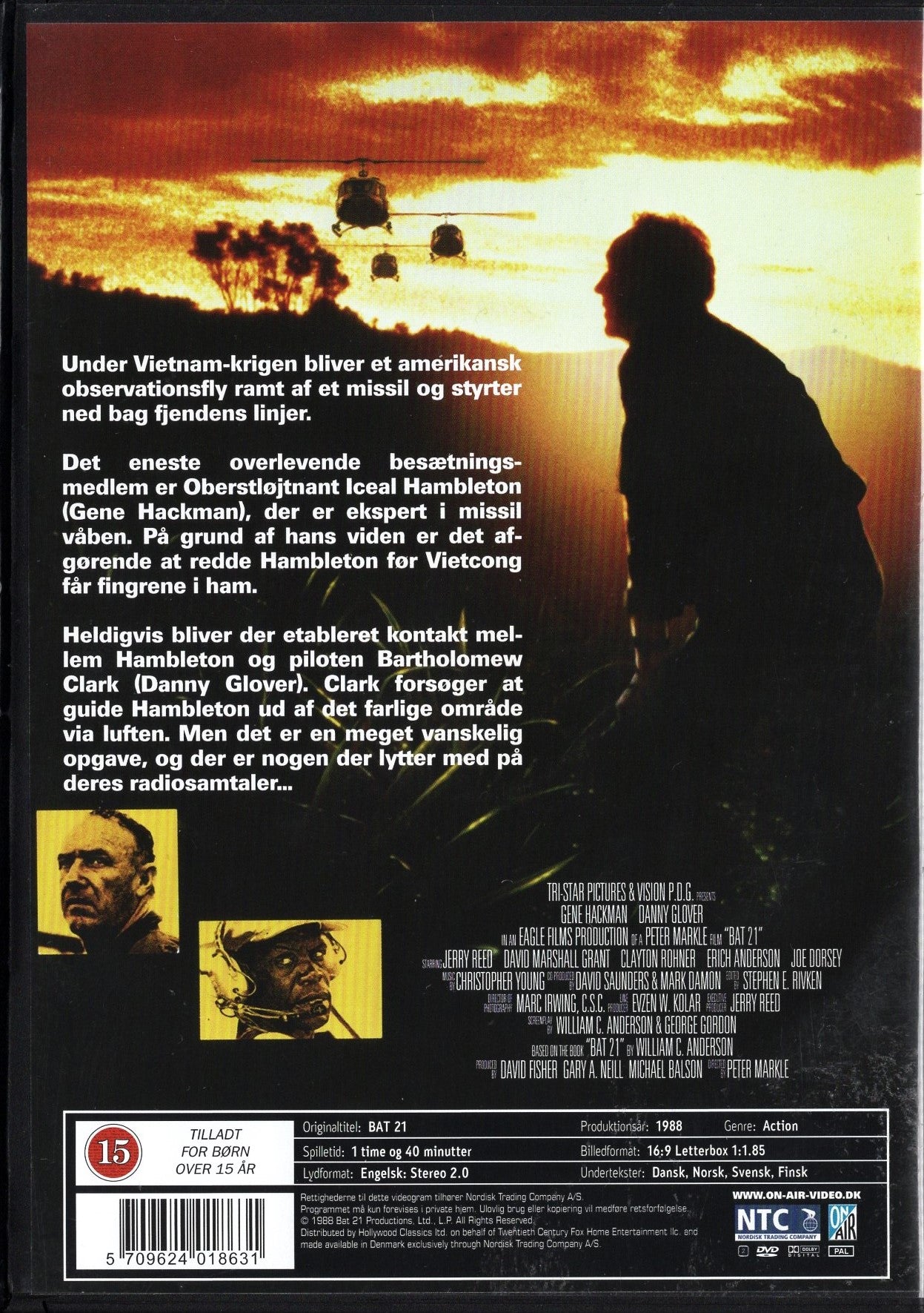 Bat 21 – Taistelutunnus Bat 21 (USA 1988) DVD KÄYTETTY