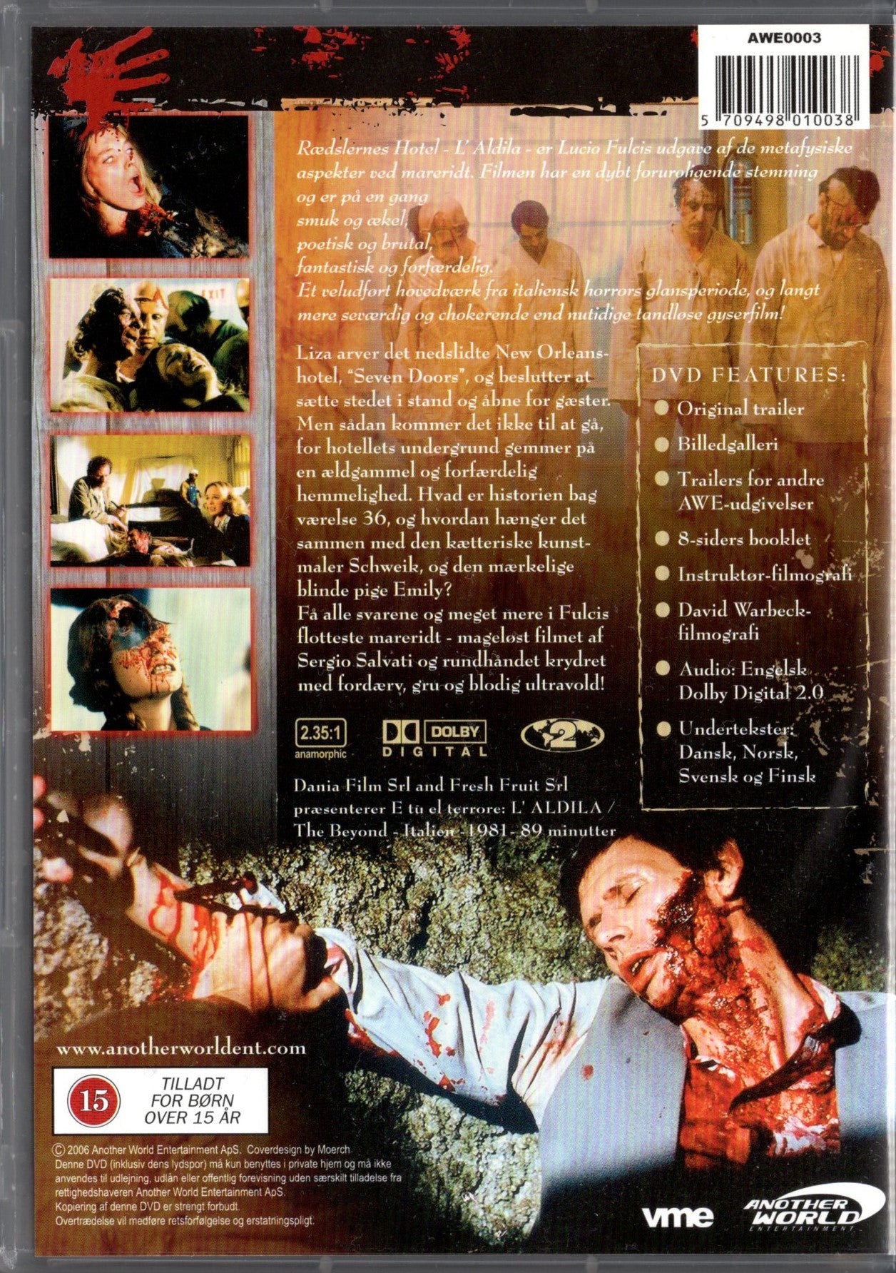 Beyond (Italia 1981) DVD KÄYTETTY