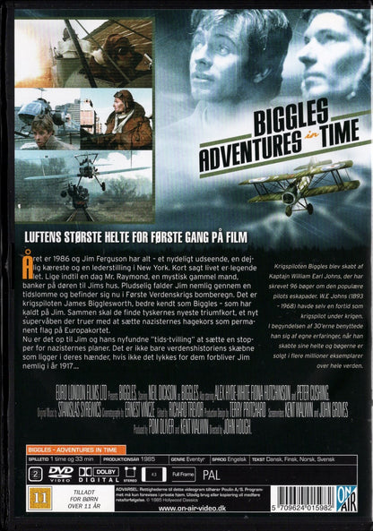 Biggles – Adventures in Time (1986) DVD KÄYTETTY