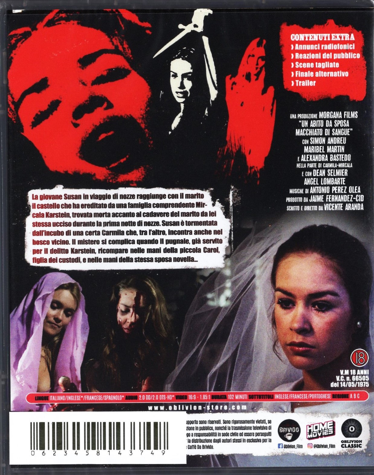 Blood Spattered Bride (Espanja 1972) BD