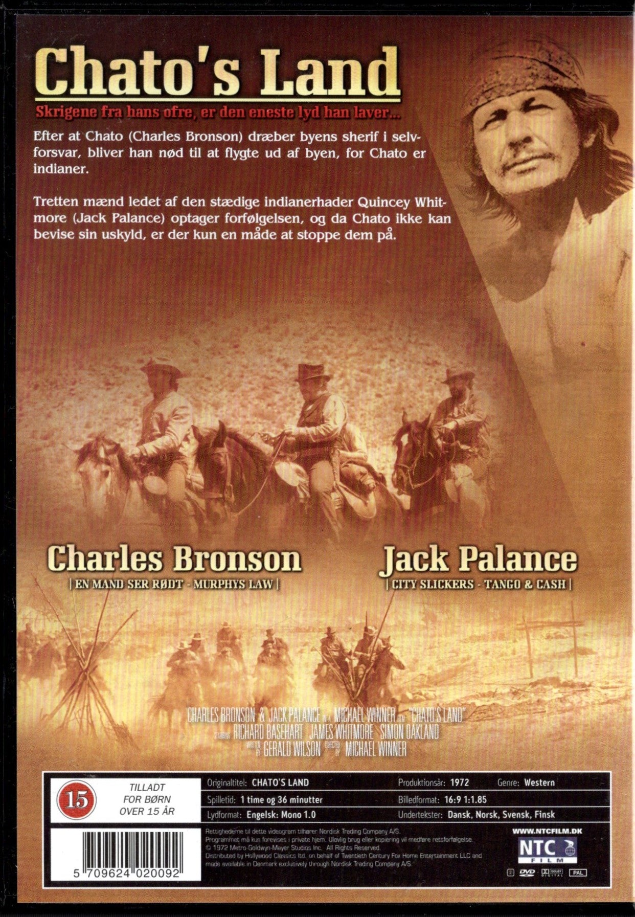 Chato’s Land – Chaton Maa (USA 1972) DVD