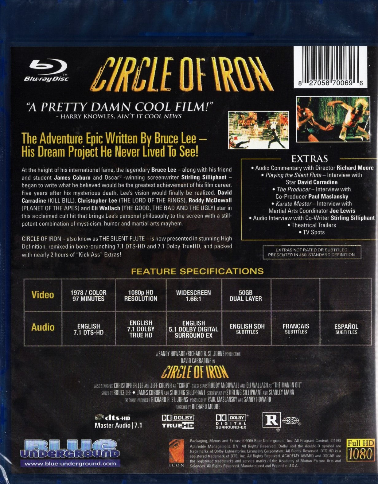 Circle of Iron (USA 1978) BD