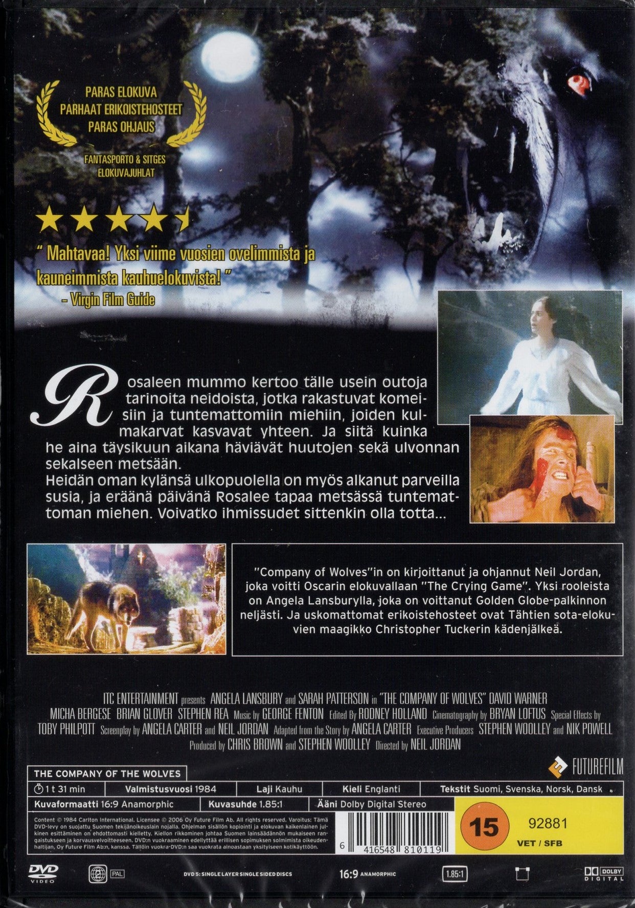 Company of Wolves (Iso-Britannia 1984) DVD KÄYTETTY