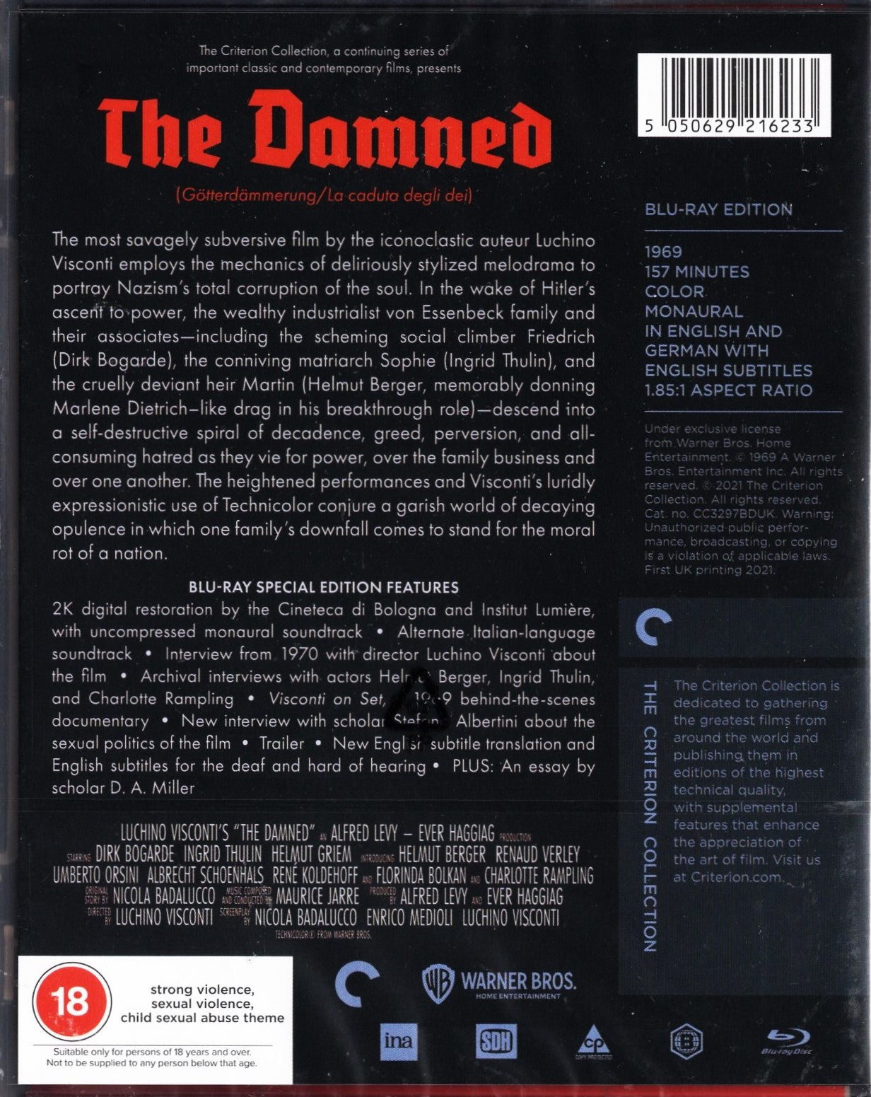 Damned (Italia/Saksa/Sveitsi 1969) BD