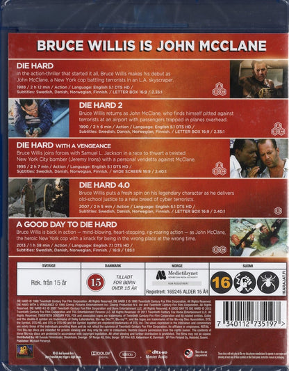 Die Hard Legacy Collection BLU-RAY