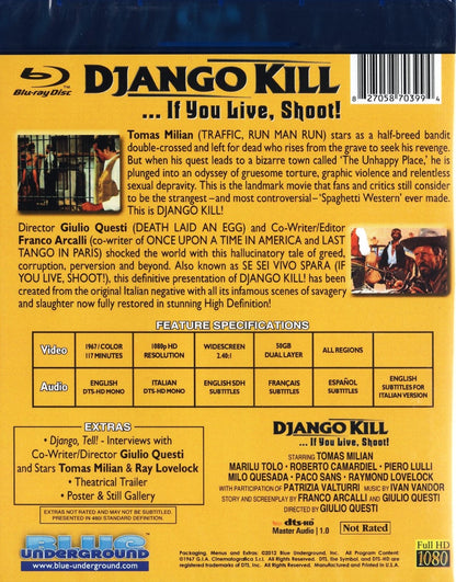 Django, Kill... If You Live, Shoot! (Italia 1967) BD
