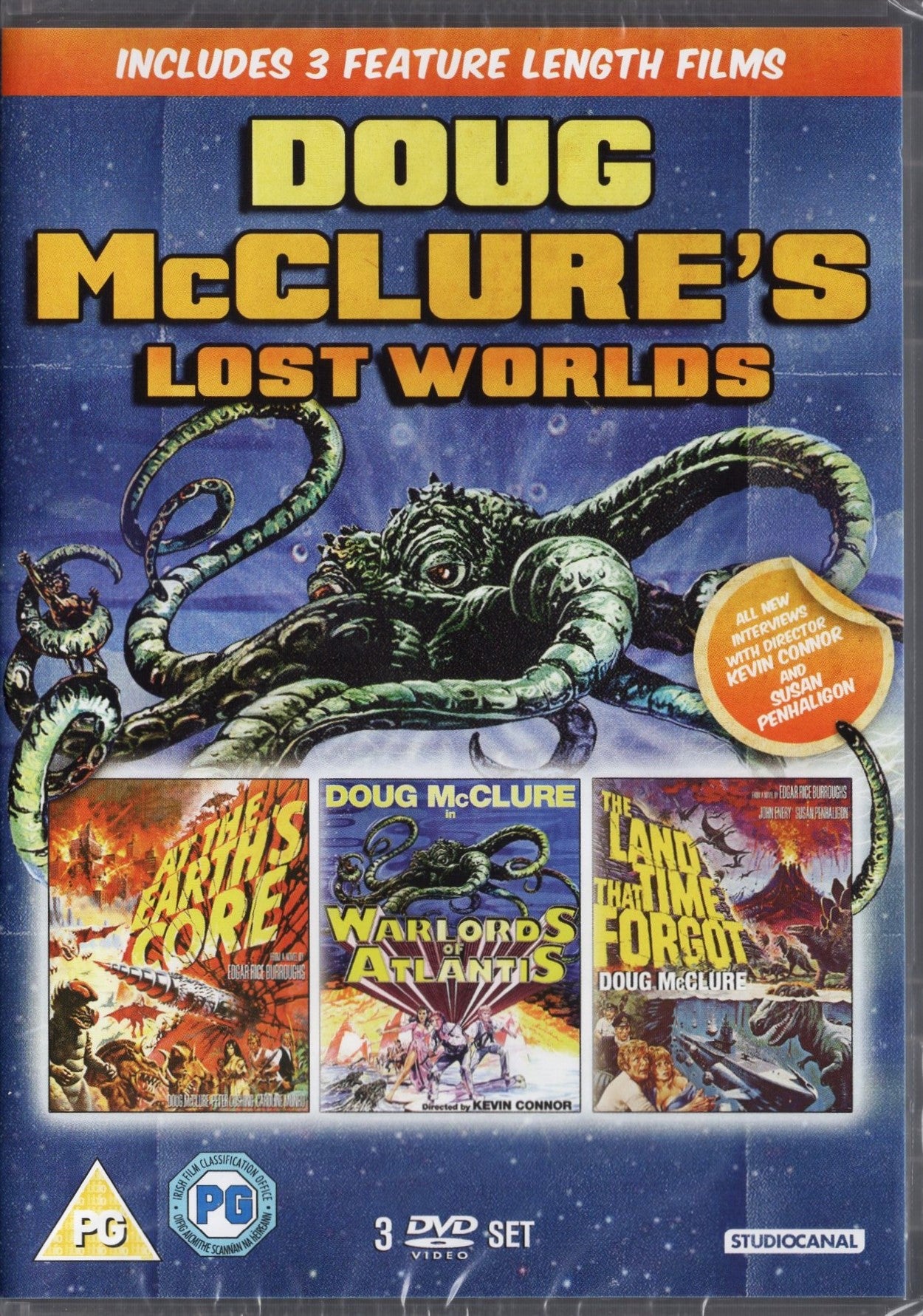 Doug McClure’s Lost Worlds - 3 Films DVD