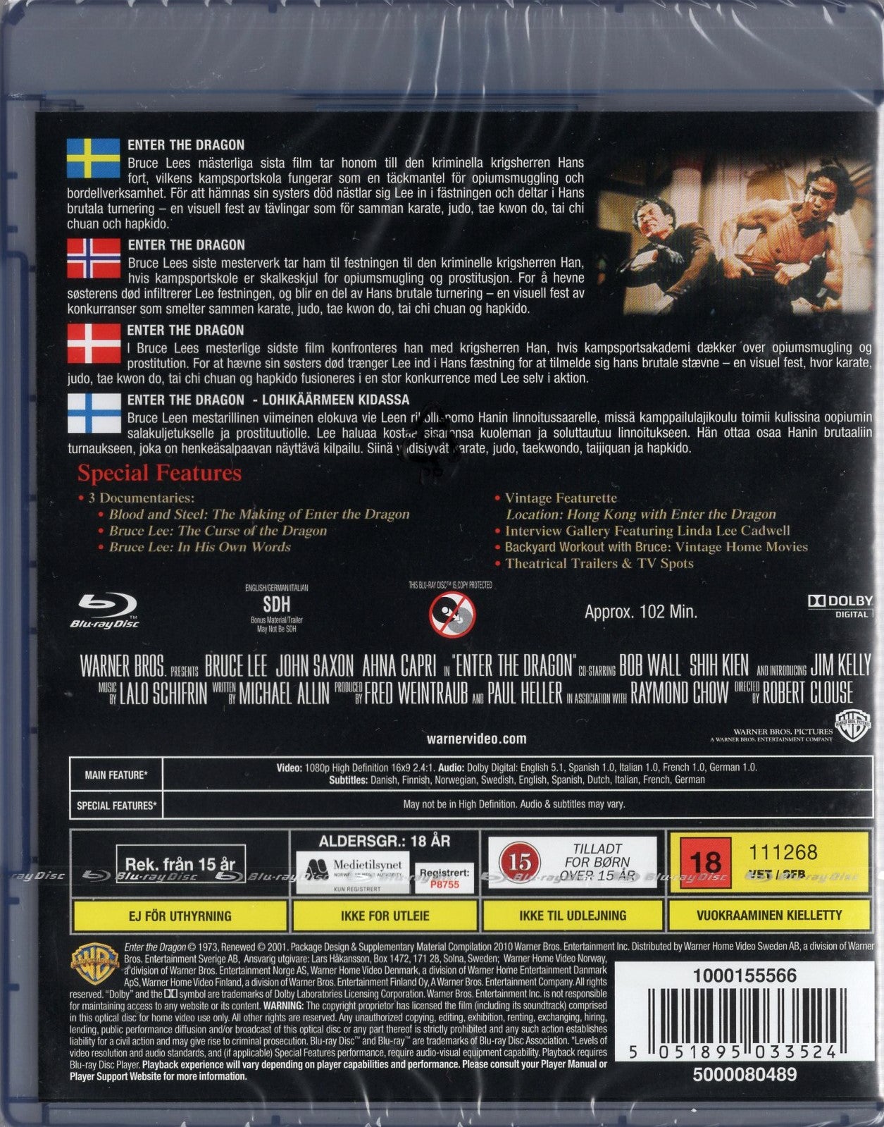Enter the Dragon (USA 1973) BD