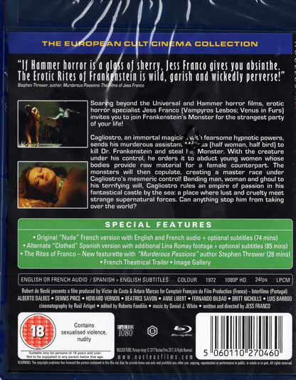 Erotic Rites of Frankenstein (1973) BD