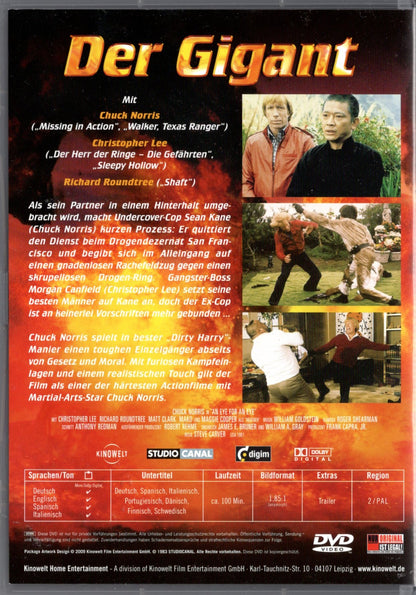 Eye for an Eye – Silmä silmästä (USA 1981) DVD KÄYTETTY