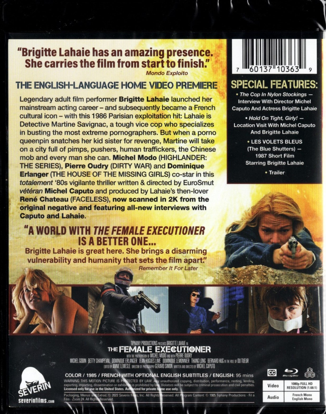 Female Executioner (Ranska 1986) BD