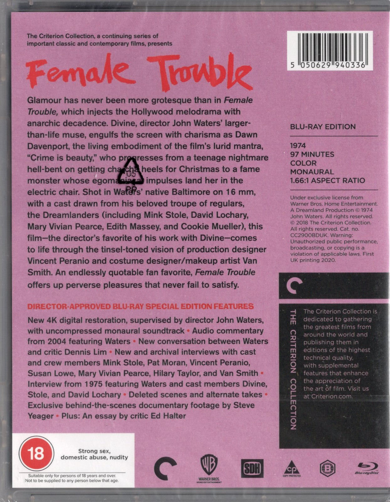 Female Trouble (USA 1974) BD