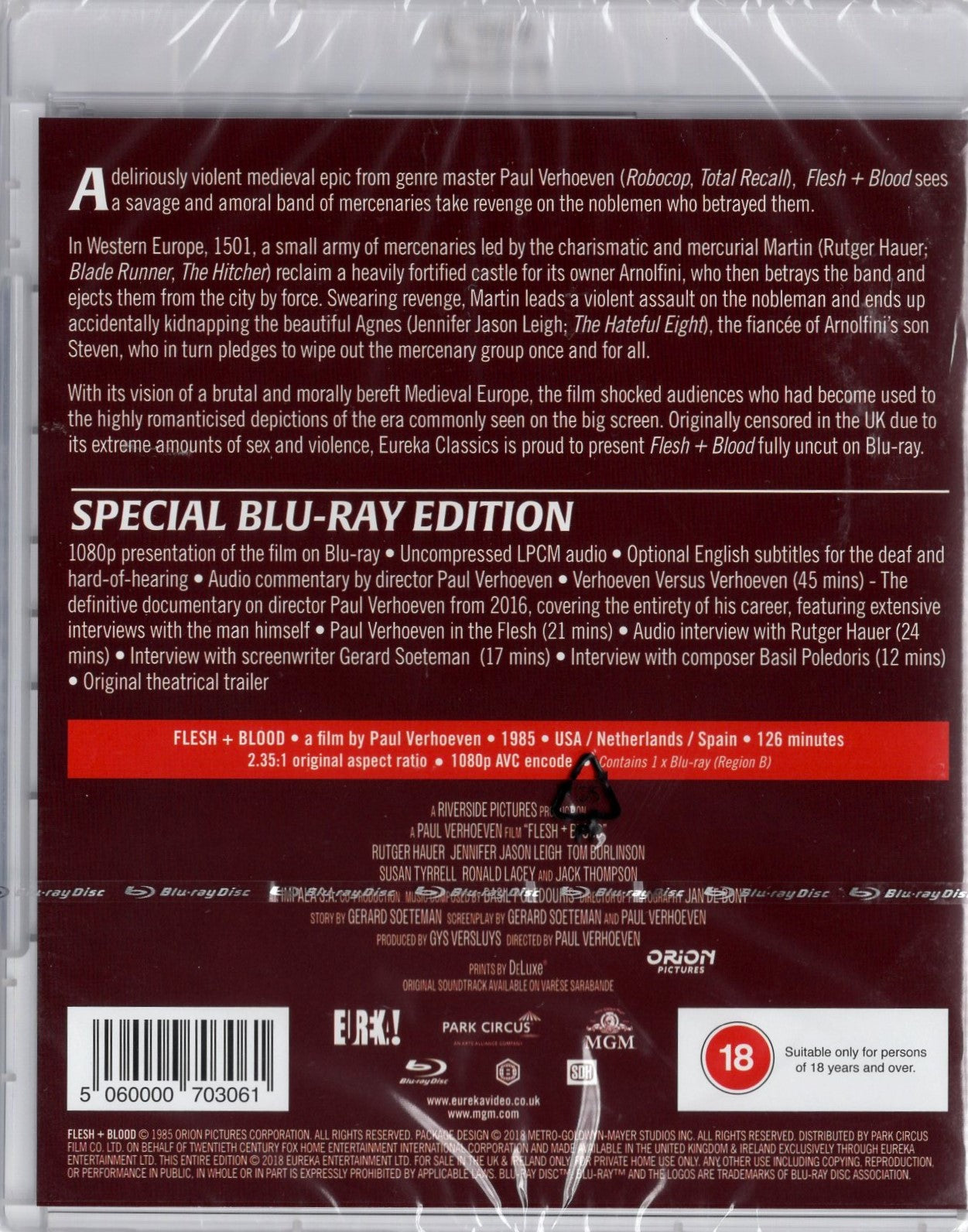 Flesh + Blood (USA 1985) BD