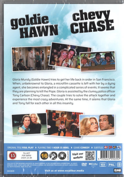 Foul Play – Tyttö joka tiesi liikaa (USA 1978) DVD