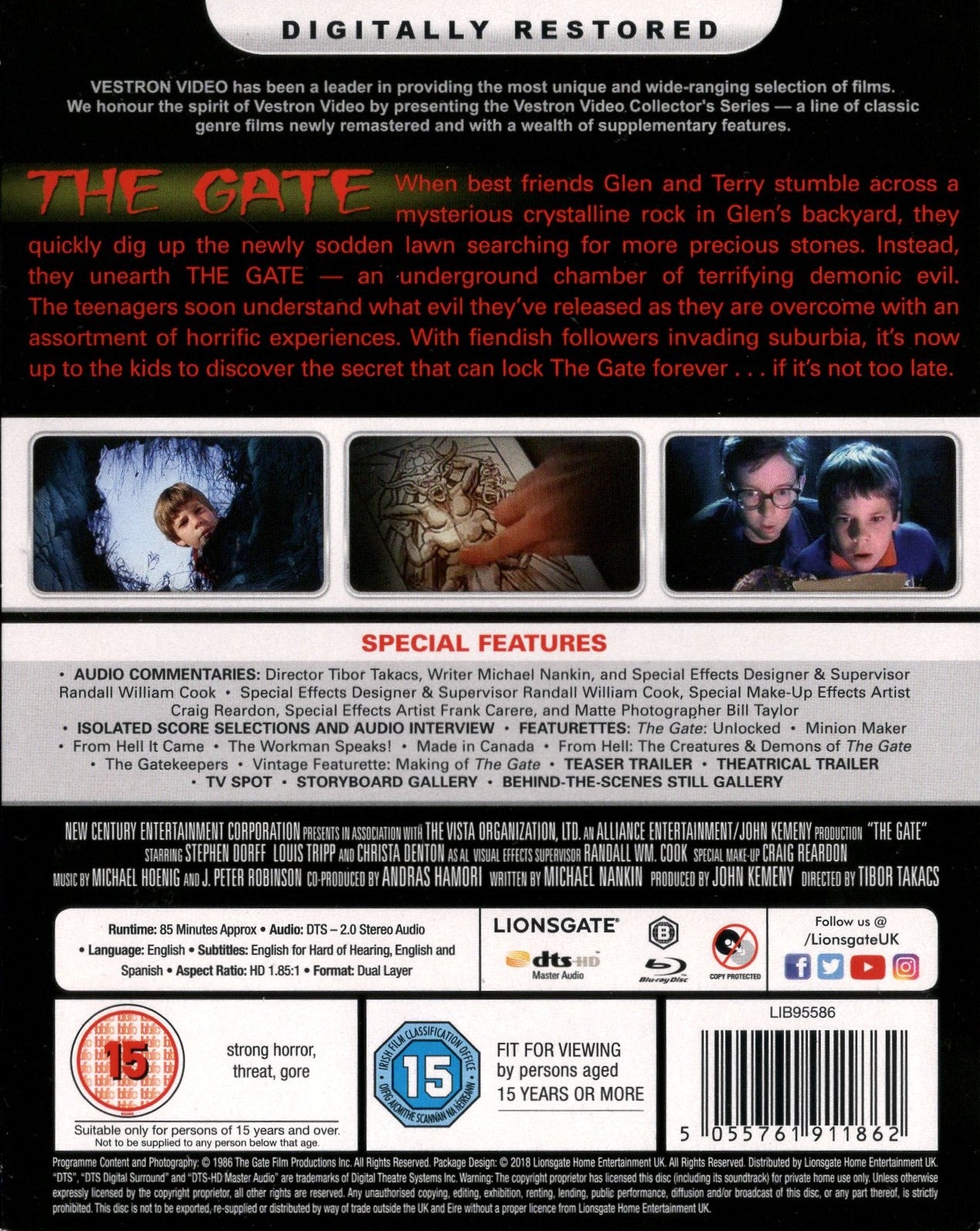 Gate (Kanada 1986) BD SLIPCOVER