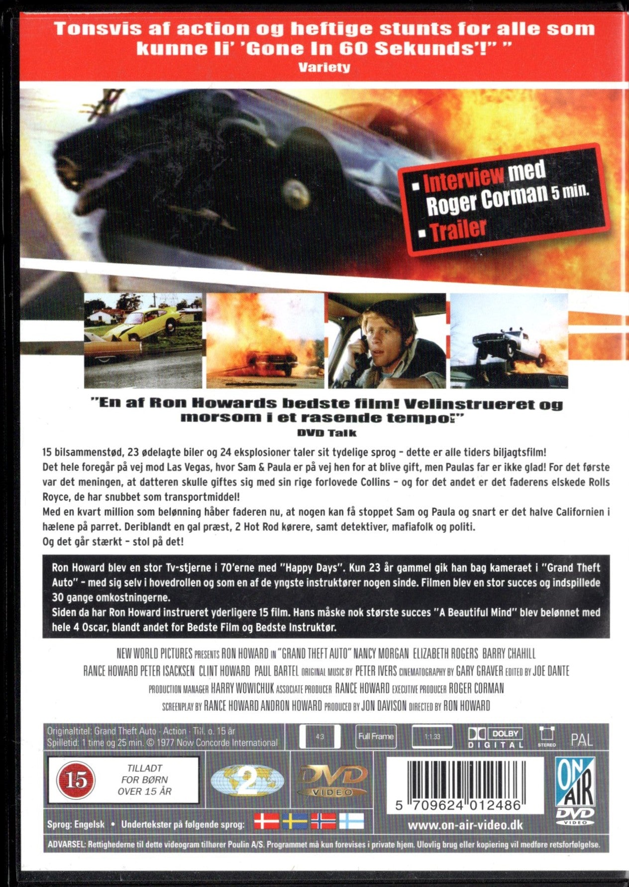 Grand Theft Auto (USA 1977) DVD KÄYTETTY