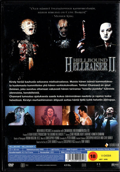 Hellraiser 2 – Hellbound (USA 1988) DVD KÄYTETTY