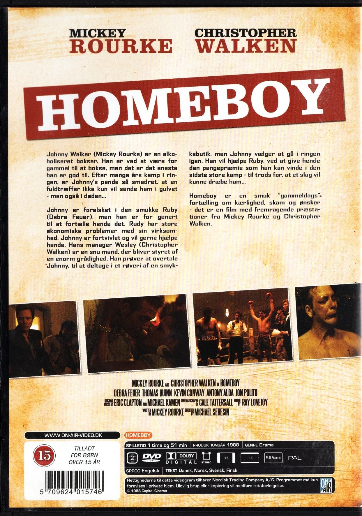 Homeboy – Viimeinen erä (USA 1988) DVD KÄYTETTY