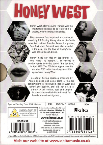 Honey West (USA 1965) DVD KÄYTETTY