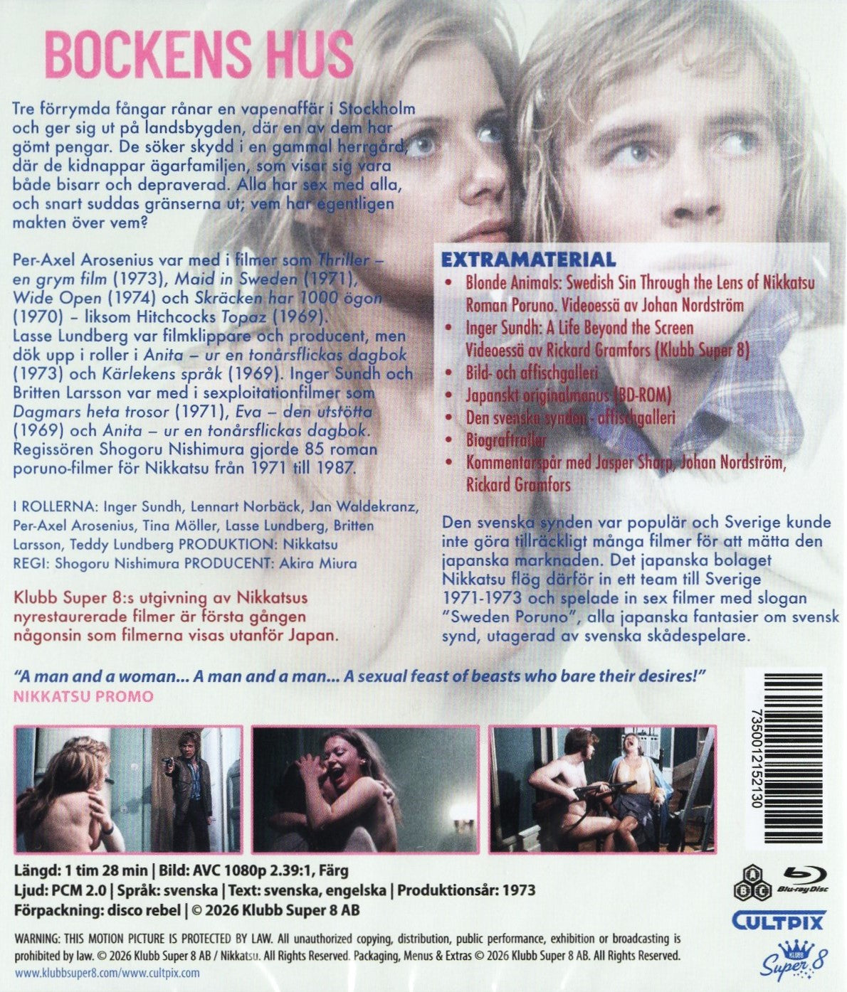 Bockens hus - House of Beast (Ruotsi 1973) BD