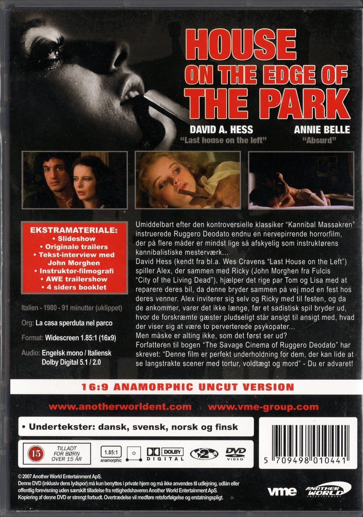 House on the Edge of the Park (1980) DVD KÄYTETTY