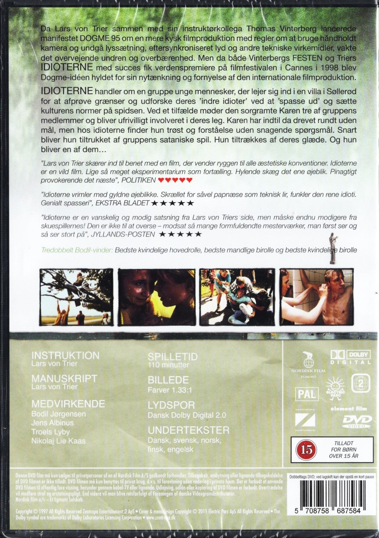 Idioterne - Idiootit (Tanska 1998) DVD KÄYTETTY