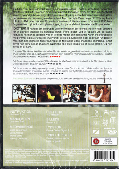 Idioterne - Idiootit (Tanska 1998) DVD KÄYTETTY