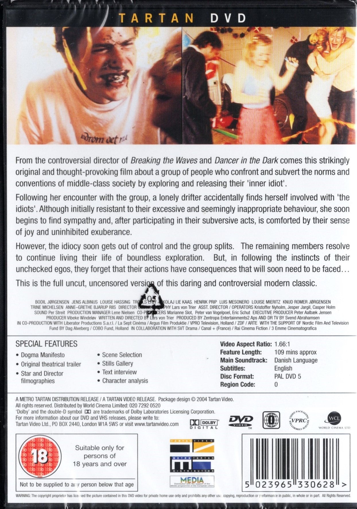 Idiots (Tanska 1998) DVD