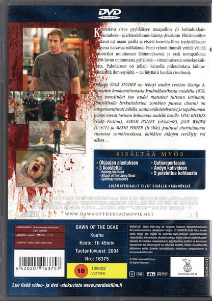 Dawn of the Dead - Kuolleiden aamun koitto (2004) DVD KÄYTETTY