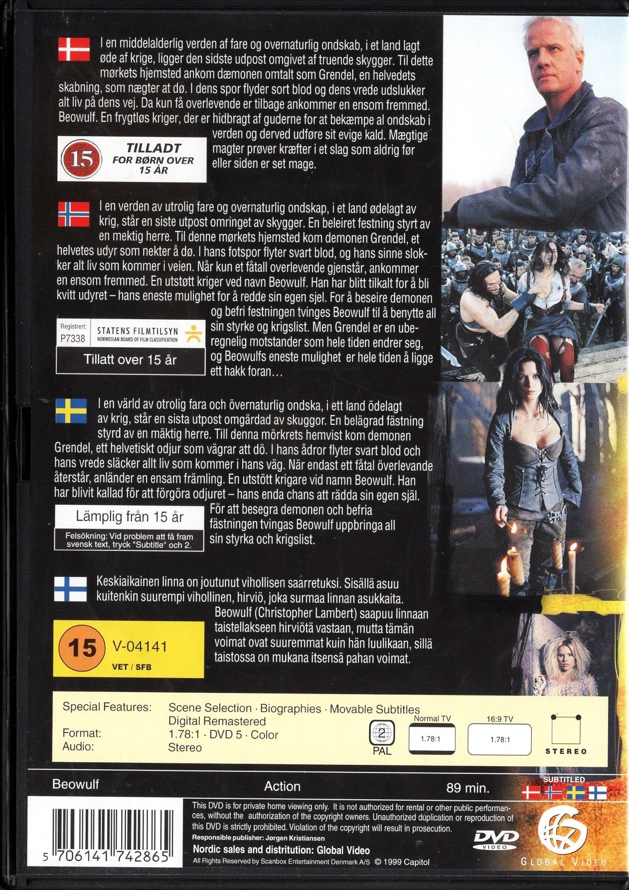 Beowulf (1999) DVD KÄYTETTY