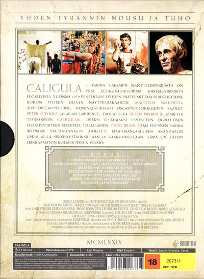 Caligula (1979) 3-Disc Imperial Edition - DVD KÄYTETTY